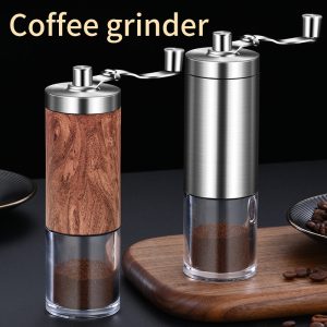 Handheld coffee grinder Straight cylinder detachable Handheld coffee grinder Ceramic grinding core Fine grinding coffee grinder