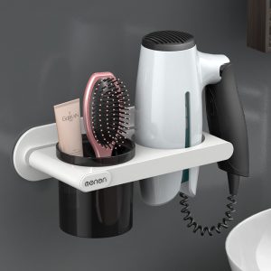 Hanging Hair Dryer Rack Toilet Storage Rack Hair Dryer Rack Storage Rack Non Perforated Wall Mounted Air Duct Rack